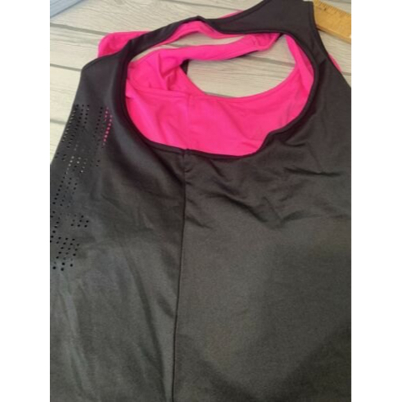 Womens Double Layer Tank Top Size 2 Racerback Yoga Gym Workout You Got This - Picture 8 of 12